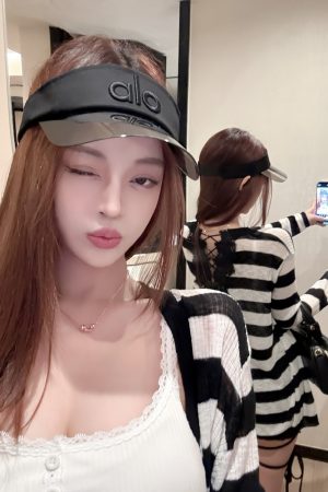 Striped Knitted Sun Protection Cardigan with Lace Design and Heavy Work â€“ Stylish Summer Layering Essential