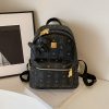 Stylish High-End Double Shoulder Backpack 2024 Women's Versatile Bag for School & Everyday Use, Trendy Maiduo Bear Design