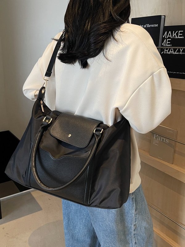 Stylish Large Capacity Women's Fitness Tote Bag - Lightweight Shoulder Bag for Travel, Business, and Short Trips Stylish Large Capacity Women's Fitness Tote Bag - Lightweight Shoulder Bag for Travel, Business, and Short Trips