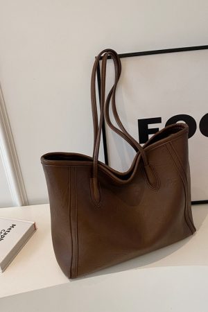 Stylish Large Capacity Women's Shoulder Tote Bag for Commuting and Classes - High-End Feel for 2025 Fashion