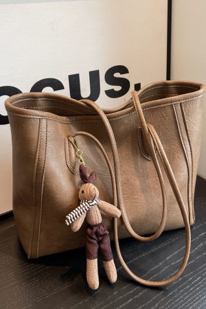 Stylish Large Capacity Women's Shoulder Tote Bag for Commuting and Classes - High-End Feel for 2025 Fashion