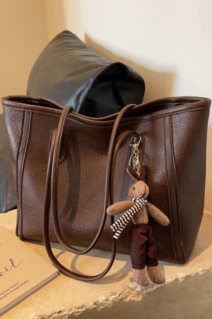 Stylish Large Capacity Women's Shoulder Tote Bag for Commuting and Classes - High-End Feel for 2025 Fashion