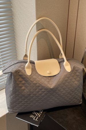 Stylish Lightweight Large Capacity Shoulder Bag for Women - Versatile Travel, Maternity & Storage Bag for Short-Distance Trips