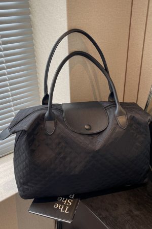 Stylish Lightweight Large Capacity Shoulder Bag for Women - Versatile Travel, Maternity & Storage Bag for Short-Distance Trips