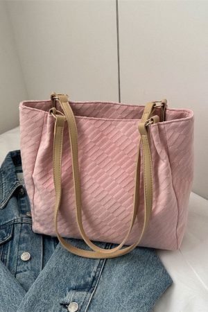 Stylish Women's Canvas Commuter Tote Bag - 2025 High-Capacity Shoulder Bag for Everyday Fashion