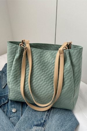 Stylish Women's Canvas Commuter Tote Bag - 2025 High-Capacity Shoulder Bag for Everyday Fashion