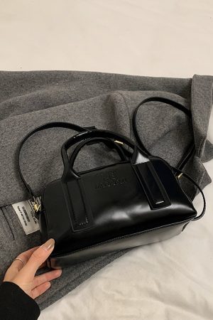 Stylish Women's Letter Tote Bag - 2025 Niche Design Shoulder Crossbody Bag, High-End Pillow Style