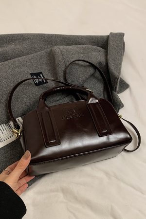 Stylish Women's Letter Tote Bag - 2025 Niche Design Shoulder Crossbody Bag, High-End Pillow Style