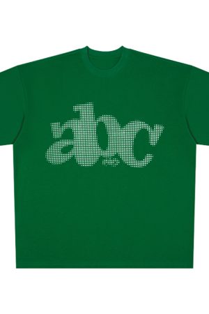 Summer 2025 Women's Loose Round Neck T-Shirt with Letter Print - Casual Short Sleeve Trendy Top for Couples