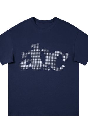 Summer 2025 Women's Loose Round Neck T-Shirt with Letter Print - Casual Short Sleeve Trendy Top for Couples