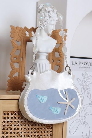 Summer Beaded Fish Bag - Cute Underarm Crossbody Handbag for Small Essentials, Niche Design, Perfect for Casual Outings