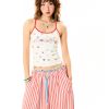 Summer Fruit Print Slim-Fit Camisole for Women - Sweet and Spicy American-Style Short Top, Perfect for 90s and Y2K Fashion