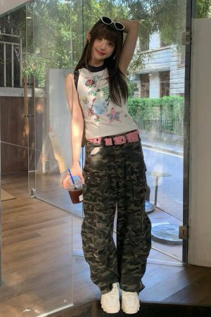 Summer Hooded Sleeveless Vest for Women, Creative Printed Slim Fit T-Shirt, Trendy Cool Style for Girls