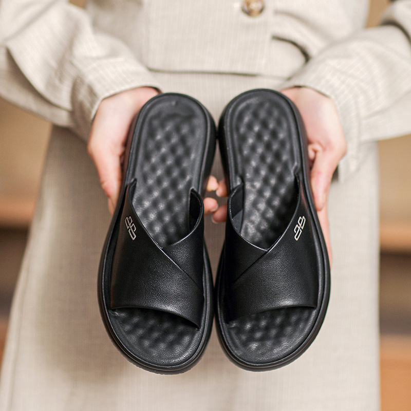 Summer Italian-Style Soft-Soled Leather Sandals for Women - Non-Fatiguing 3.5 cm Heels, Comfortable and Stylish Summer Italian-Style Soft-Soled Leather Sandals for Women - Non-Fatiguing 3.5 cm Heels, Comfortable and Stylish