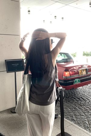 Summer Joy Women's Sleeveless Loose White Top - Versatile Summer Layering Shirt for Effortless Style