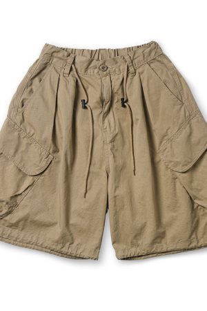 Summer Loose Fit Large Size Men's Cargo Shorts with Drawstring - Trendy Japanese Style Fashion for Casual Wear