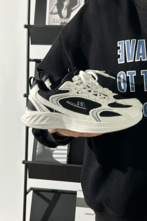 Summer Mesh Breathable Casual Old Daddy Shoes for Women - Lightweight White Sneakers for 2025 Y2K Style