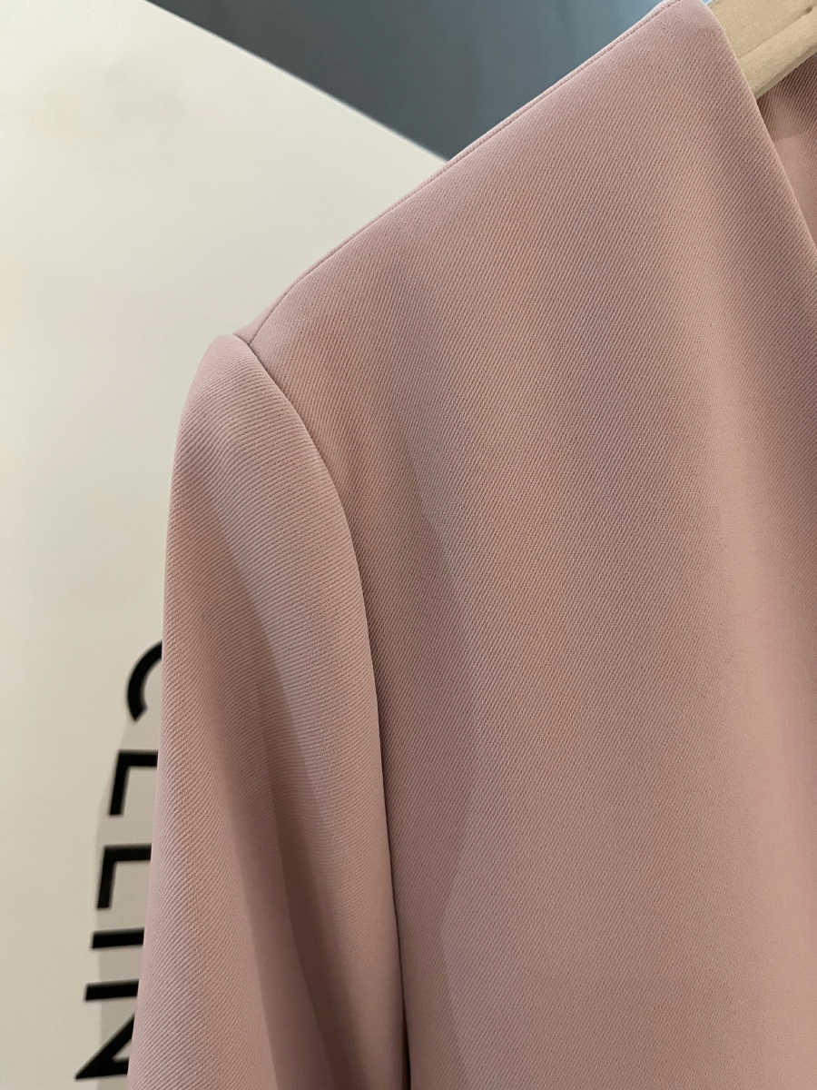 Summer Pink Small Women's Blazer 2025 - Stylish Short Sleeve Versatile Suit Jacket for a Chic Look Summer Pink Small Women's Blazer 2025 - Stylish Short Sleeve Versatile Suit Jacket for a Chic Look