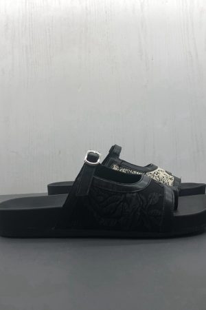 Summer Retro Open-Toe Flat Slippers for Women - Lightweight Ethnic Style Casual Footwear