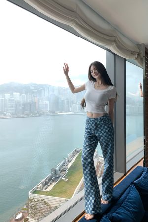 Summer Semi-Permanent Short Sleeve T-Shirt - Women's Basic Versatile Slim Fit Top for Hot Girls - 90s Inspired Fashion