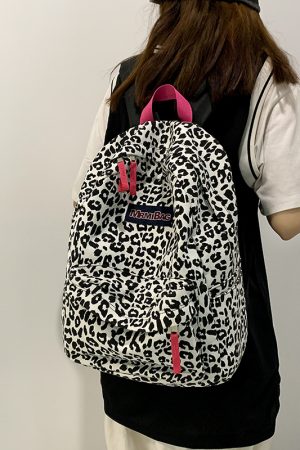Summer Student Backpack for Girls - Large Capacity High School Travel Bag, Stylish Double Shoulder Design