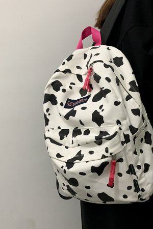 Summer Student Backpack for Girls - Large Capacity High School Travel Bag, Stylish Double Shoulder Design