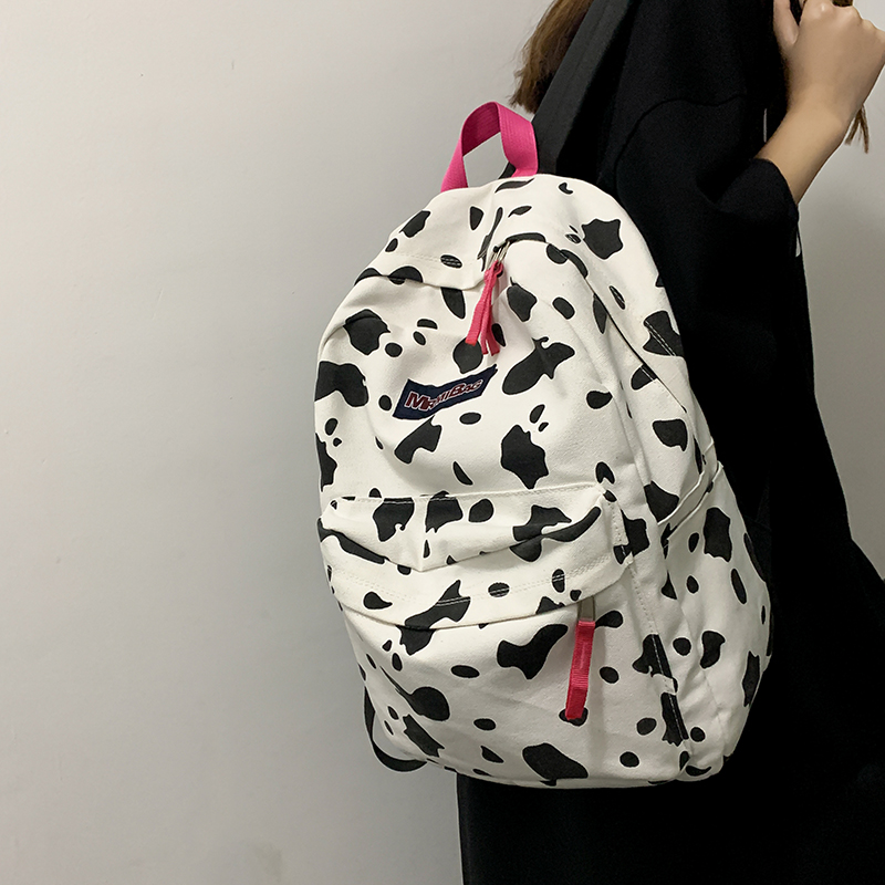 Summer Student Backpack for Girls - Large Capacity High School Travel Bag, Stylish Double Shoulder Design Summer Student Backpack for Girls - Large Capacity High School Travel Bag, Stylish Double Shoulder Design