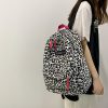 Summer Student Backpack for Girls - Large Capacity High School Travel Bag, Stylish Double Shoulder Design
