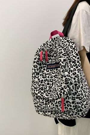 Summer Student Backpack for Girls - Large Capacity High School Travel Bag, Stylish Double Shoulder Design