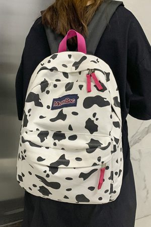 Summer Student Backpack for Girls - Large Capacity High School Travel Bag, Stylish Double Shoulder Design