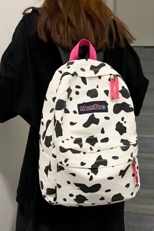 Summer Student Backpack for Girls - Large Capacity High School Travel Bag, Stylish Double Shoulder Design