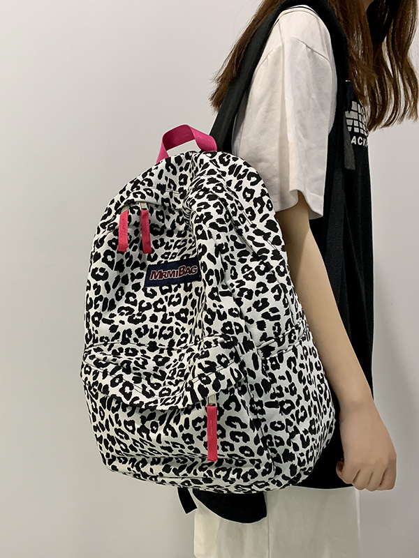 Summer Student Backpack for Girls - Large Capacity High School Travel Bag, Stylish Double Shoulder Design Summer Student Backpack for Girls - Large Capacity High School Travel Bag, Stylish Double Shoulder Design