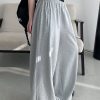 Sun Grapefruit Loose-Fitting Wide-Leg Sweatpants for Women - Stylish Casual Long Pants with Great Drape for Spring and Summer