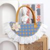 Sweet Cute Woolen Fan-Shaped Tote Underarm Handbag for Autumn Winter - Trendy High-End Fashion Accessory