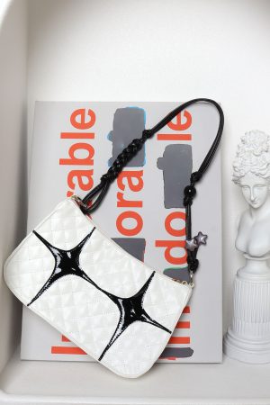 Sweet Retro Star Underarm Bag - Original Design, Stylish and Cool, Perfect for Y2K and Vintage Fashion Lovers