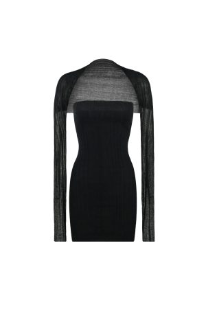 Tencel Multi-Wear Strapless Shawl Knitted Dress - Versatile Fashion for 90s Y2K Style