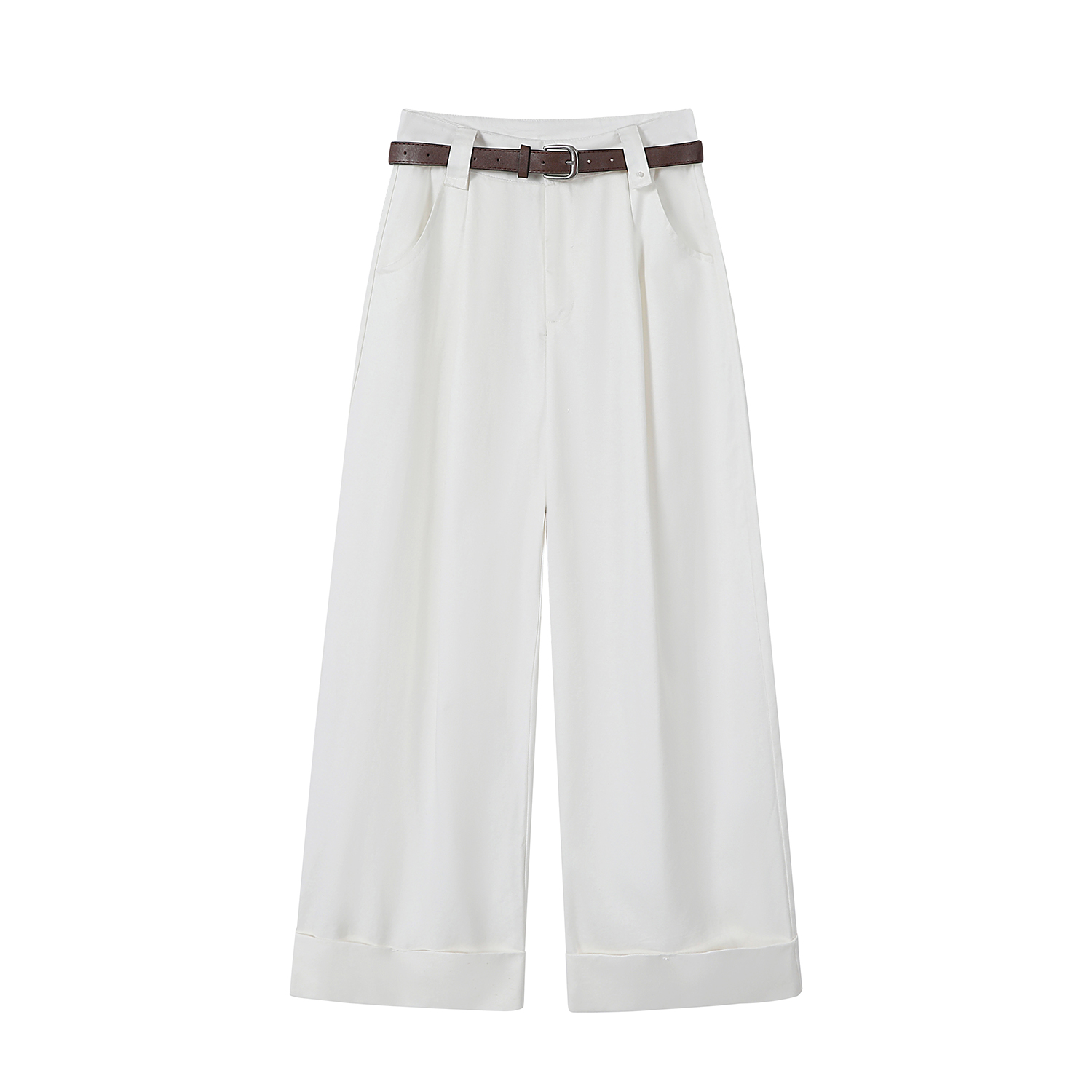 Tencel Washed Cotton Wide-Leg Pants for Women, Hip-Hiding Slimming Casual Nine-Point Pants, 90s Inspired Spring/Summer Fashion Tencel Washed Cotton Wide-Leg Pants for Women, Hip-Hiding Slimming Casual Nine-Point Pants, 90s Inspired Spring/Summer Fashion