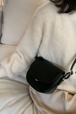 Textured Crossbody Bag for Women - 2025 Spring/Summer Fashion, Versatile Elegant Shoulder Bag, Chic Small Handbag