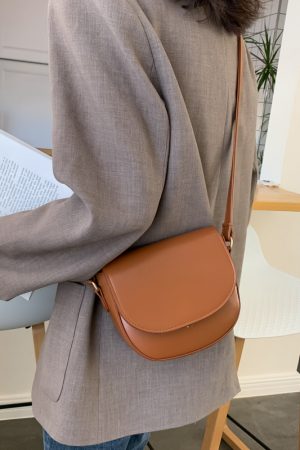 Textured Crossbody Bag for Women - 2025 Spring/Summer Fashion, Versatile Elegant Shoulder Bag, Chic Small Handbag