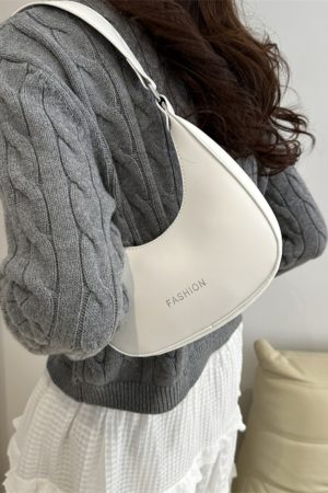 Textured Retro Underarm Handbag for Women - Versatile High-End Shoulder Bag for Work and Commuting - 2025 New Style