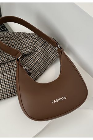 Textured Retro Underarm Handbag for Women - Versatile High-End Shoulder Bag for Work and Commuting - 2025 New Style