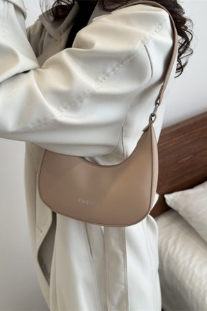 Textured Retro Underarm Handbag for Women - Versatile High-End Shoulder Bag for Work and Commuting - 2025 New Style