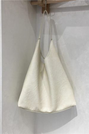 Textured Soft Leather Large Capacity Shoulder Tote Bag - 2023 Autumn/Winter Lazy Style Versatile Fashion Handbag