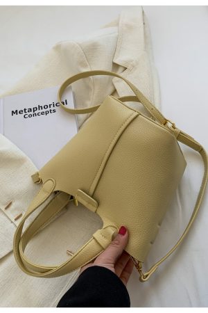 Textured Women's Handbag - Versatile Crossbody Bucket Bag for Spring/Summer 2025 Fashion