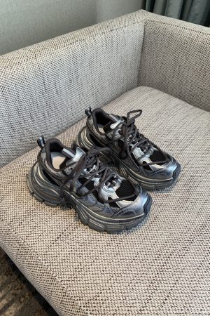 Thick-Soled Dad Shoes for Women - 2025 Spring Casual Outdoor Footwear, Versatile Height-Increasing Sports Sneakers