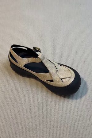 Thick-Soled Sheepskin Open-Toe Sandals for Women - Summer Casual Roman Flats, Versatile Sports Footwear