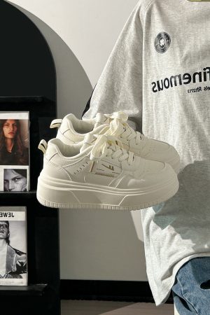 Thick-Soled White Mesh Shoes for Women - Summer 2025 New Style, Breathable, Height-Increasing, Versatile Big Toe Design