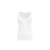 Three-Color Henley Neck Sleeveless Vest - Casual Summer Top, Stylish Layering Piece, Versatile Fashion Essential