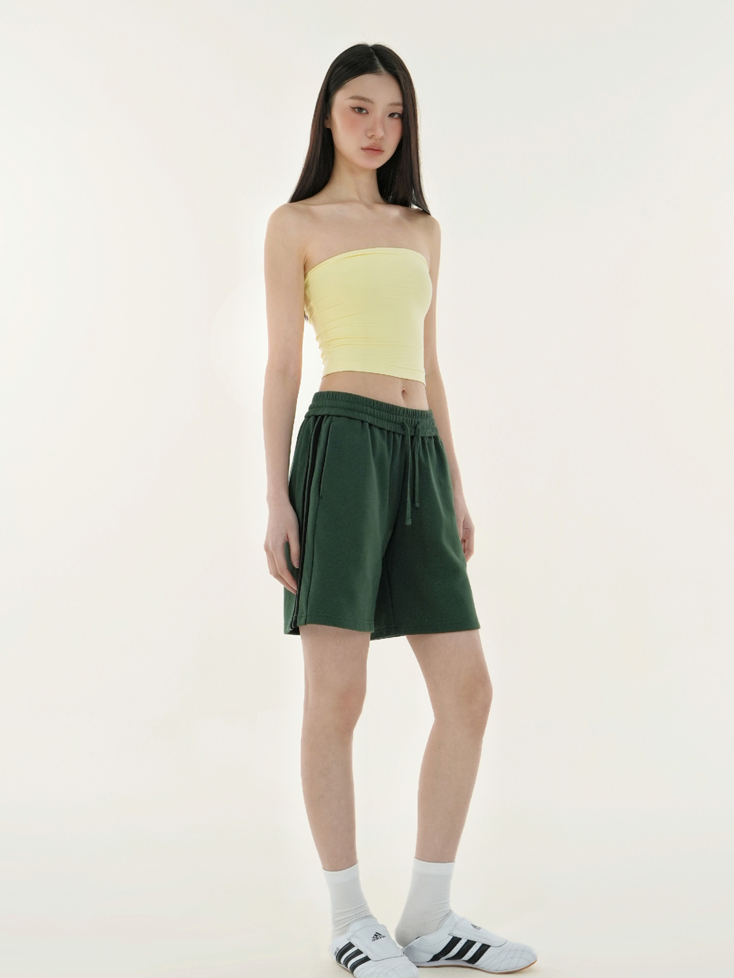 Three-Color Nude Feel High-Elastic One-Piece Bandeau Swimsuit - Trendy Summer Beachwear Three-Color Nude Feel High-Elastic One-Piece Bandeau Swimsuit - Trendy Summer Beachwear