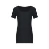 Three-Color Sheer Loose U-Neck T-Shirt - Short Sleeve Thin Top for Effortless Casual Style